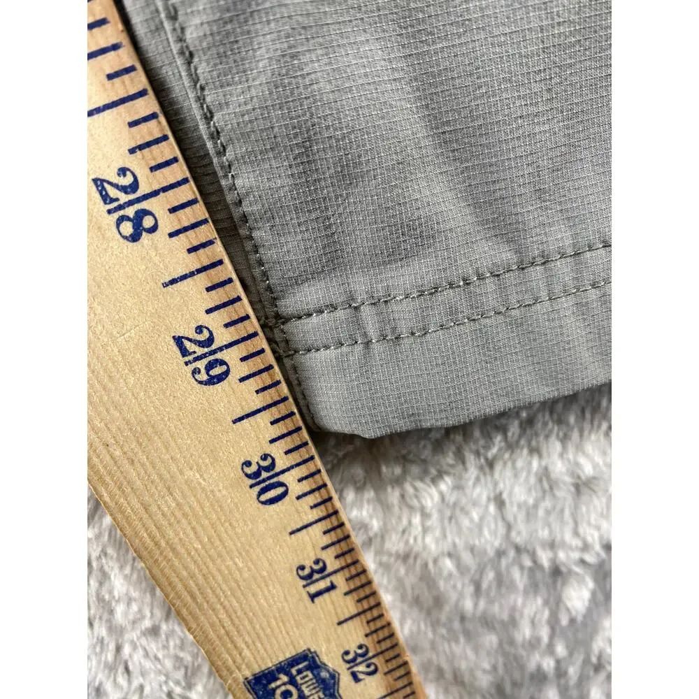 Duluth Trading Dry on the Fly Hiking Pants Womens 12x31 Gray Lightweight Travel